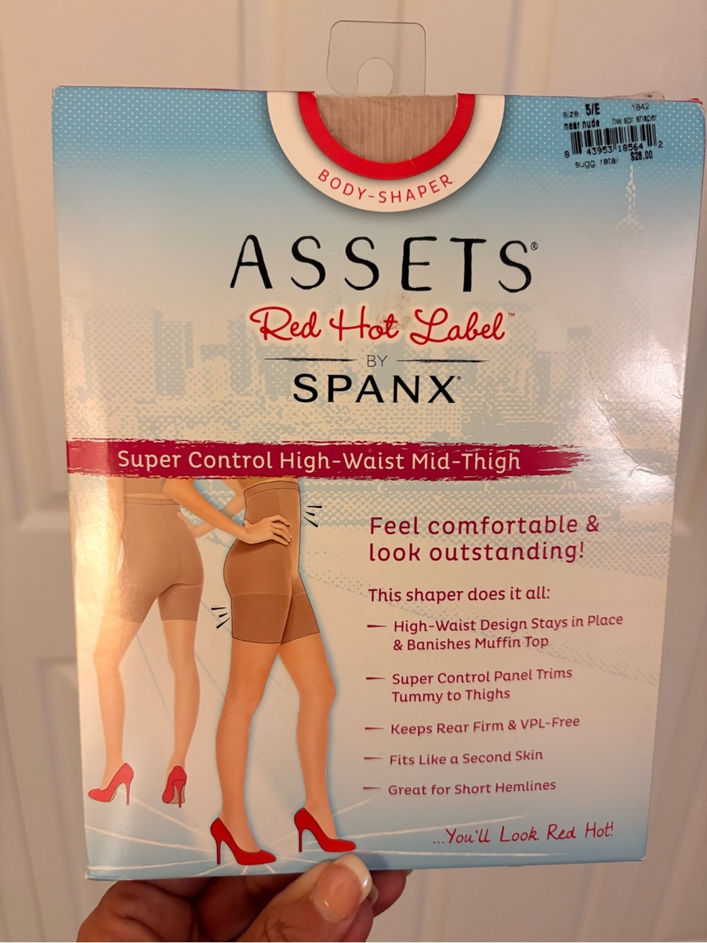 SPANX Nude High-Waist Mid-Thigh Shaper